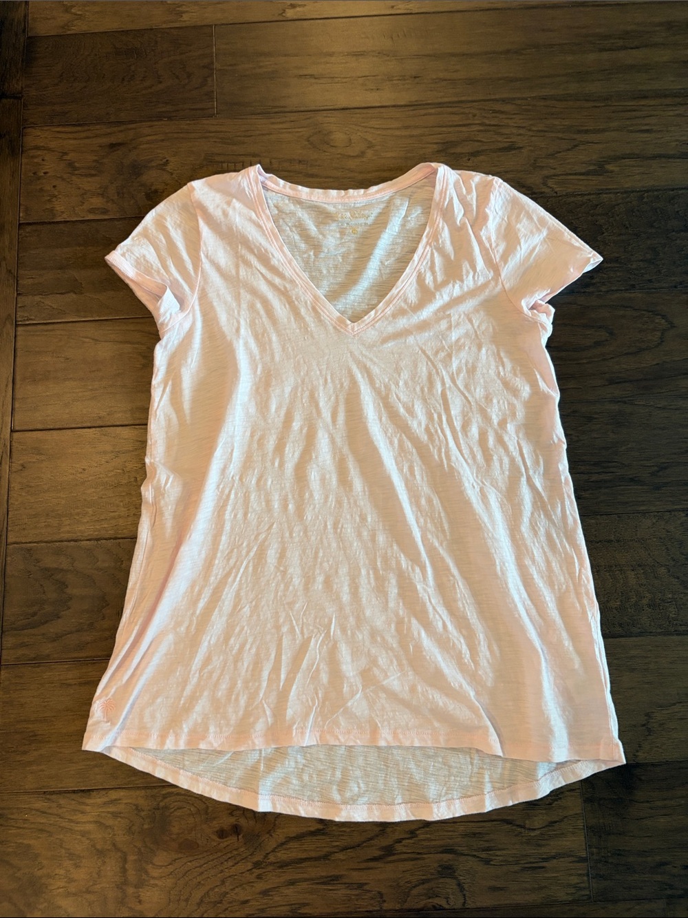 Lilly Pulitzer Light Pink Etta Tee Sz M